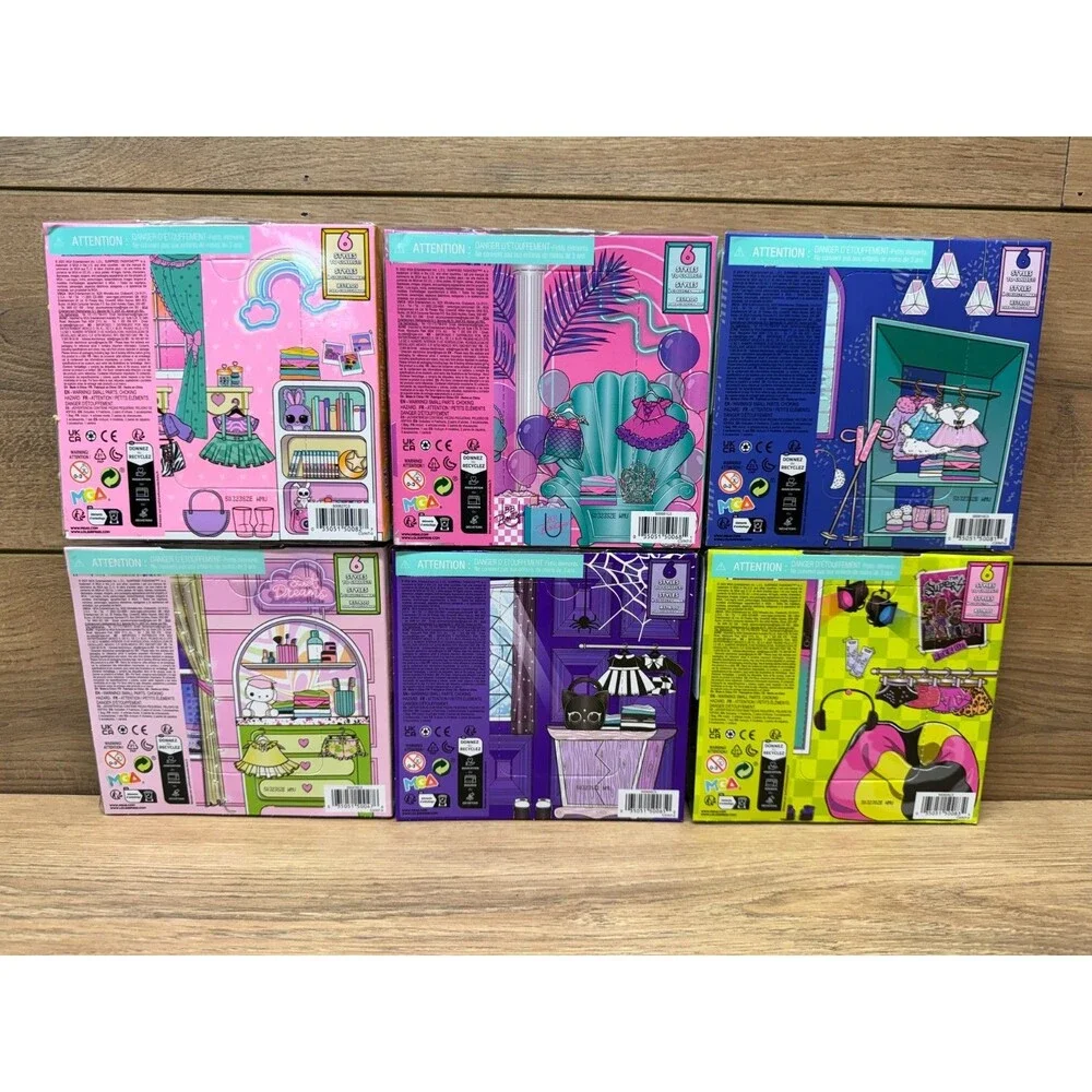 LOL Surprise Fashions Mix & Match Accessories - Lot of 6 - New Sealed!
